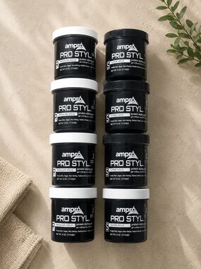 Ampro Pro Styl Protein Styling Gel Bundle of 8 Regular & Super Hold